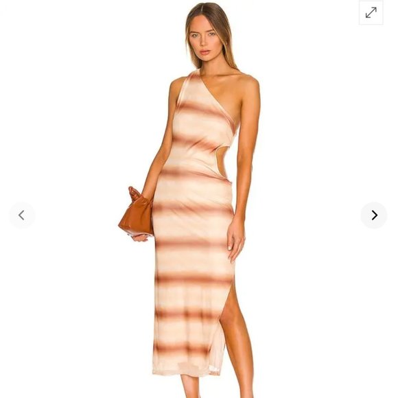 Hansen & Gretel Madre Dress in Tan - Picture 1 of 9